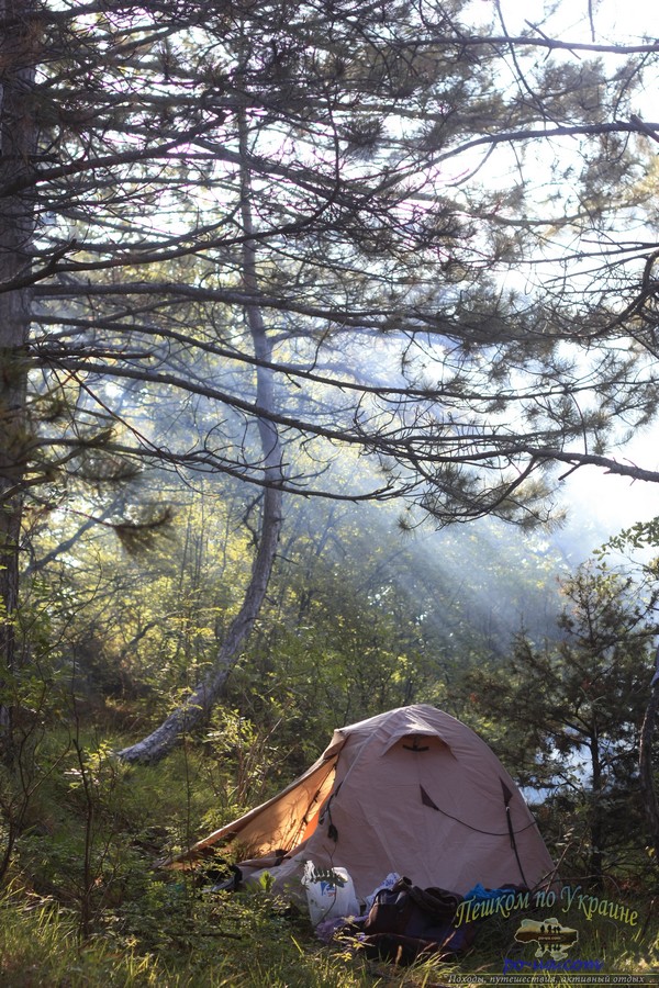 Отдых с палаткой в Крыму